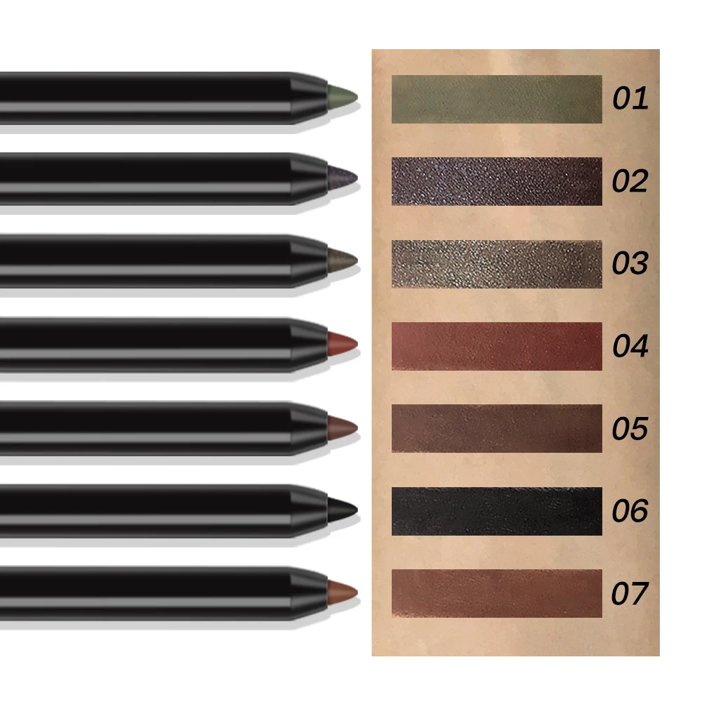 Sweat-proof Eye Liner Pencil Gel Eyeliner Pencil Private Label Eyeliner Waterproof Custom Gel Eyeliner with Built-in Sharpener - Image 2