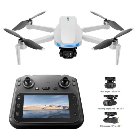 4.3-inch HD anti-jamming large-screen drone with custom flight path stabilization and gesture recognition for 4K photography