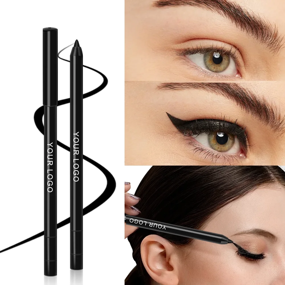 Sweat-proof Eye Liner Pencil Gel Eyeliner Pencil Private Label Eyeliner Waterproof Custom Gel Eyeliner with Built-in Sharpener - Image 5