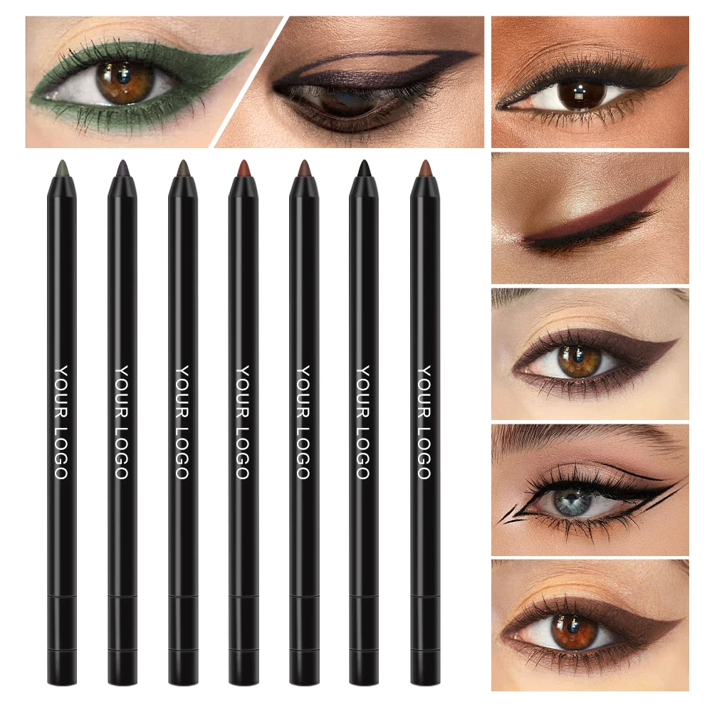 Sweat-proof Eye Liner Pencil Gel Eyeliner Pencil Private Label Eyeliner Waterproof Custom Gel Eyeliner with Built-in Sharpener - Image 6