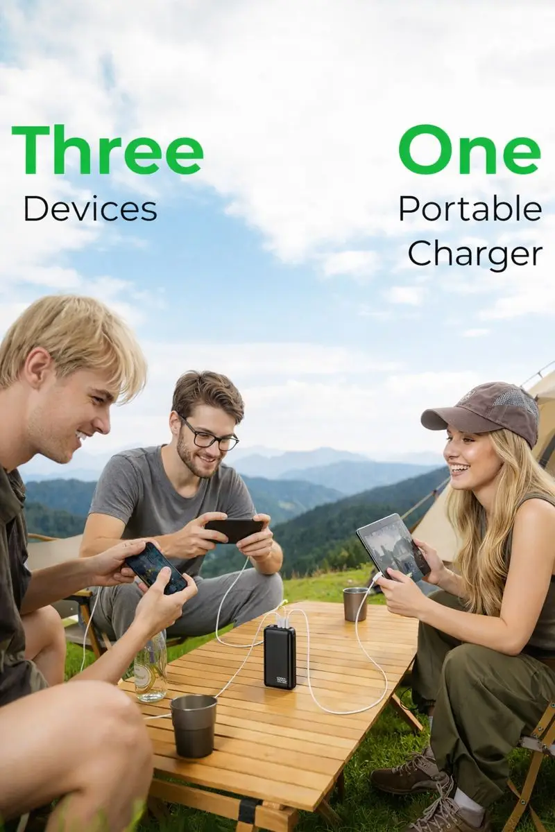 Factory Custom 50000mAh Portable Powerbank PD 22.5W Fast Charging Power Bank for Cell Phone - Image 6