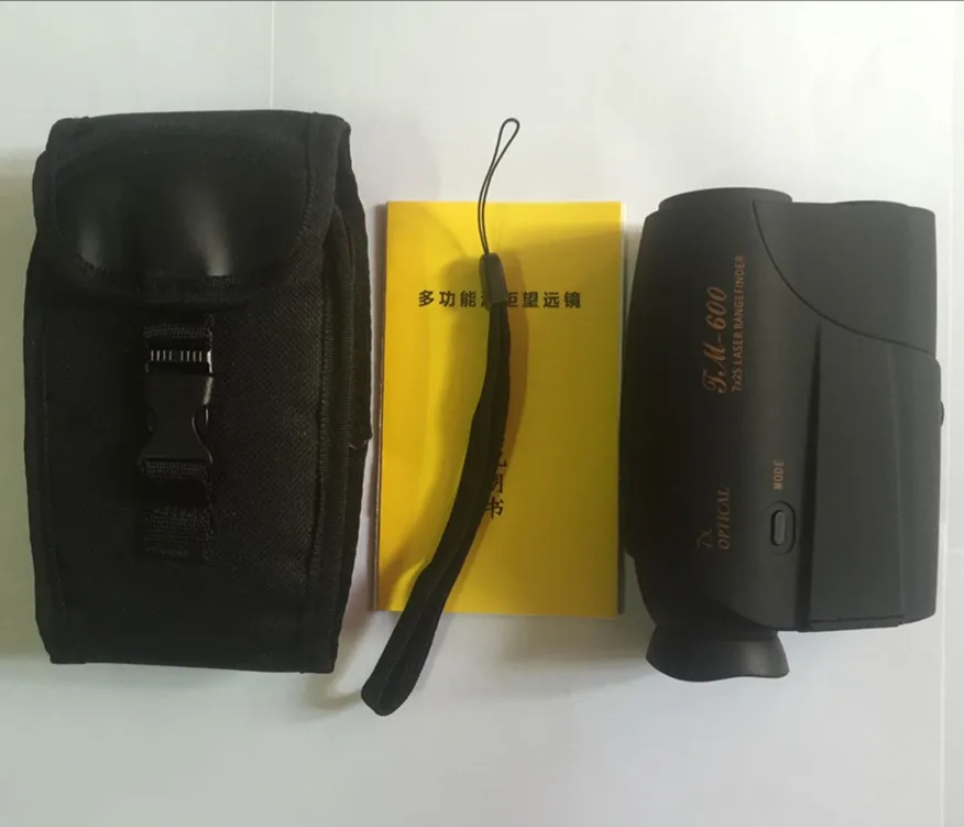 600M 7X Laser Range Finder Monocular Telescope Rangefinder Distance Meter Speed Tester Hunting Golf Distance Camo Rangefinder - Image 6