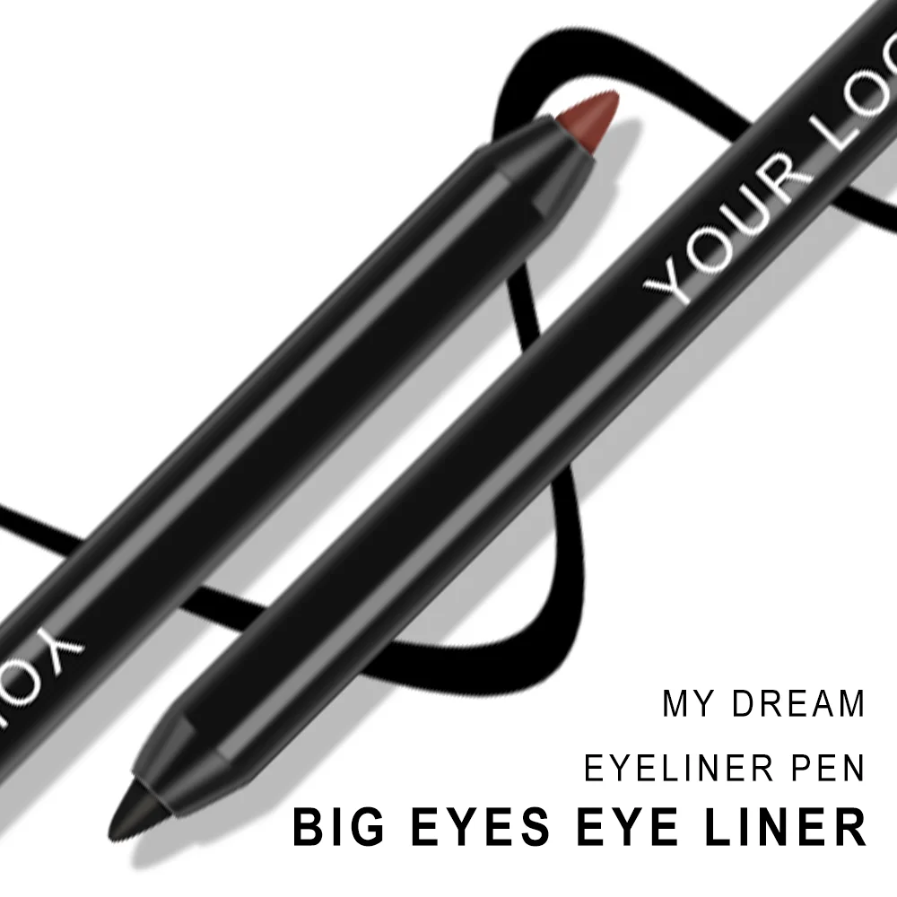 Sweat-proof Eye Liner Pencil Gel Eyeliner Pencil Private Label Eyeliner Waterproof Custom Gel Eyeliner with Built-in Sharpener - Image 3