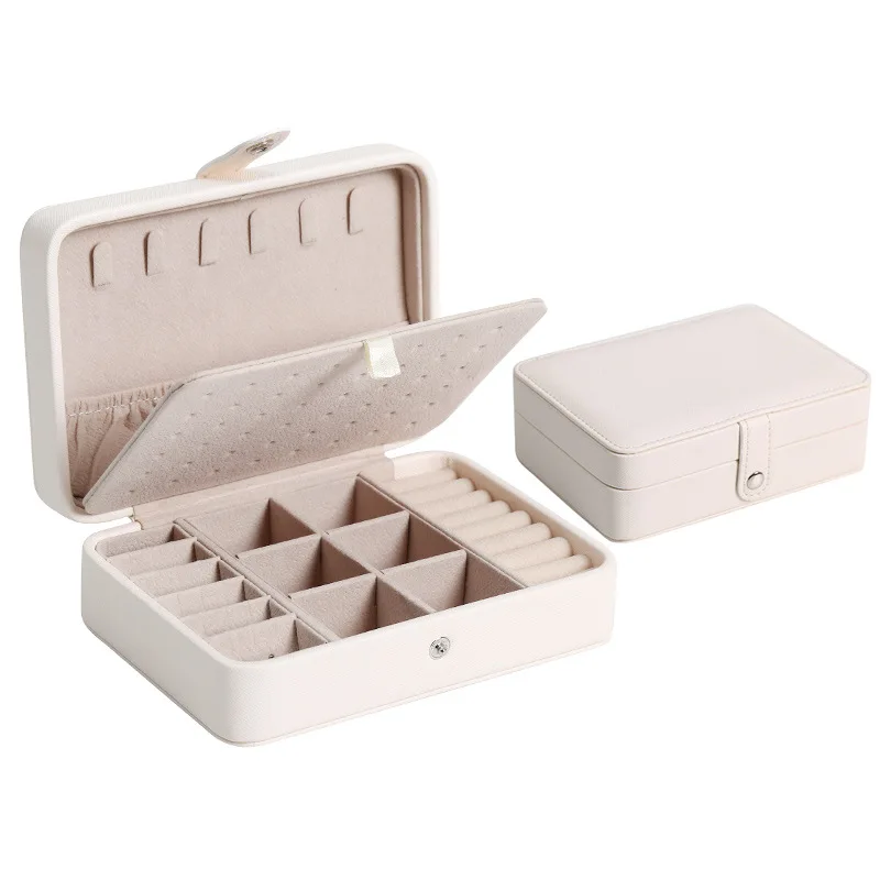 Leather Jewelry Box Organizer Jewelry Display Jewelry Boxes and Packaging Ring Box Suitable for Earrings and Rings - Image 10