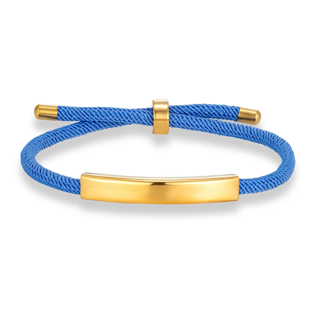 MKENDN Punk SOS Custom logo Name Engrave Text Rope Bracelet customize Stainless Steel Bracelets For Women Men ID Bracelet - Image 8