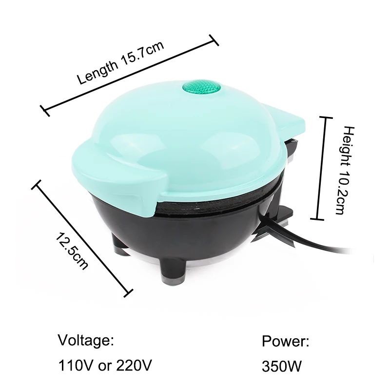 110V/220V Multifunctional Mini Electric Bowl Waffle Maker Cake Sandwich ToasterDessert Biscuit Breakfast Roaster Baking Pan EU - Image 6