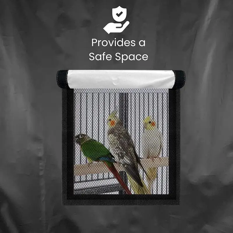 Universal Bird Cage Cover Outdoor Courtyard Breathable Parrot Cage Cover With Window Waterproof Shading Bird Protective Covers - Image 6