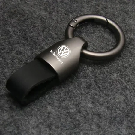 Luxury Men Women Suede/Metal Key Chain Fashion Keychain Key Ring Holder For VW GTI Jetta Golf Tiguan Polo Transporter Passat GTD