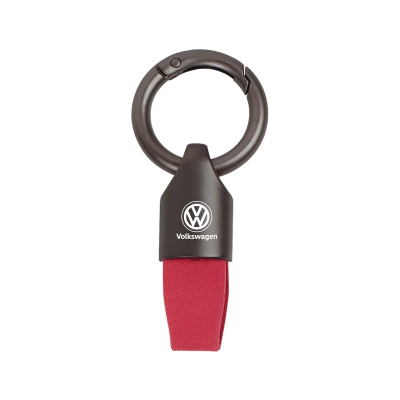 Luxury Men Women Suede/Metal Key Chain Fashion Keychain Key Ring Holder For VW GTI Jetta Golf Tiguan Polo Transporter Passat GTD - Image 11
