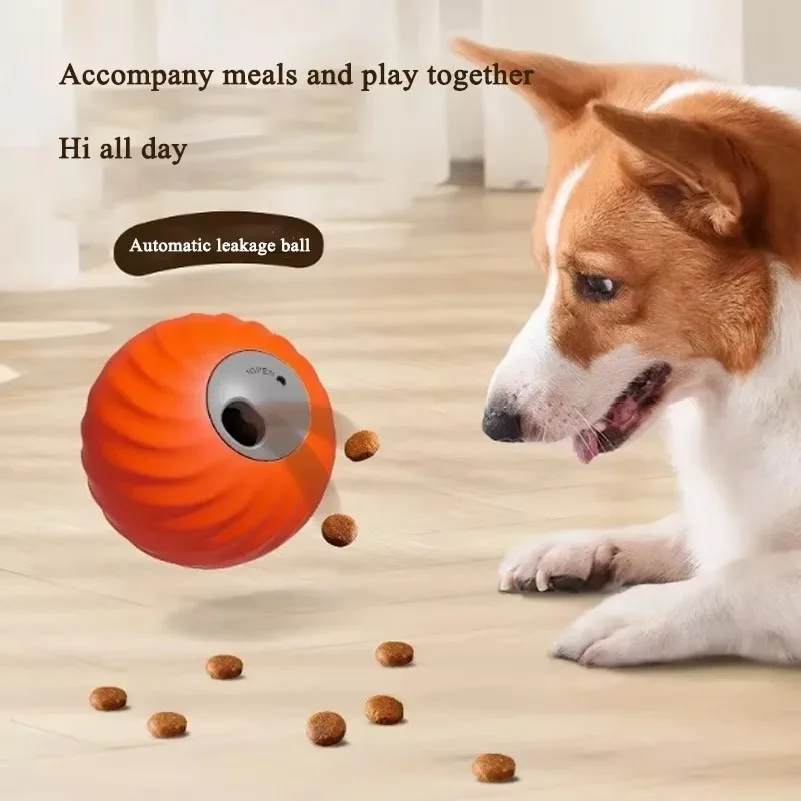 Smart Dog Automatic Snack Shake Ball Toy 2 in 1 Pet Leaky Food Ball Electric Ball Cat And Dog Grinding Teeth Dog Toy Feed Tools - Image 6