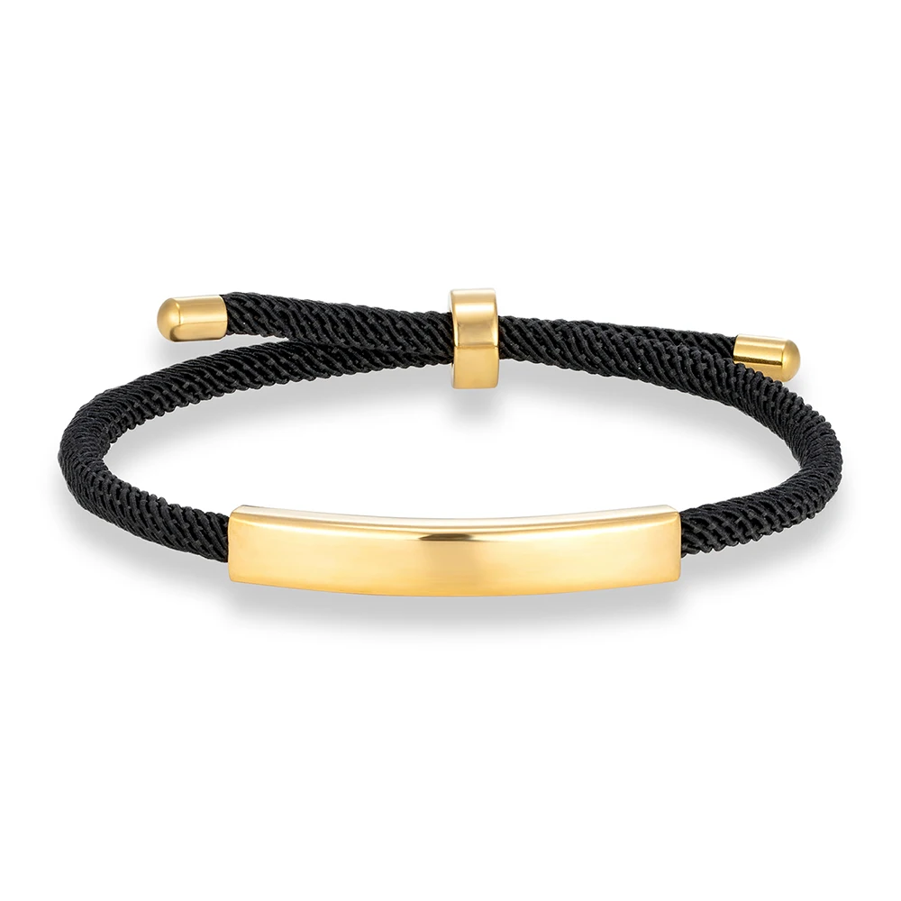MKENDN Punk SOS Custom logo Name Engrave Text Rope Bracelet customize Stainless Steel Bracelets For Women Men ID Bracelet - Image 19