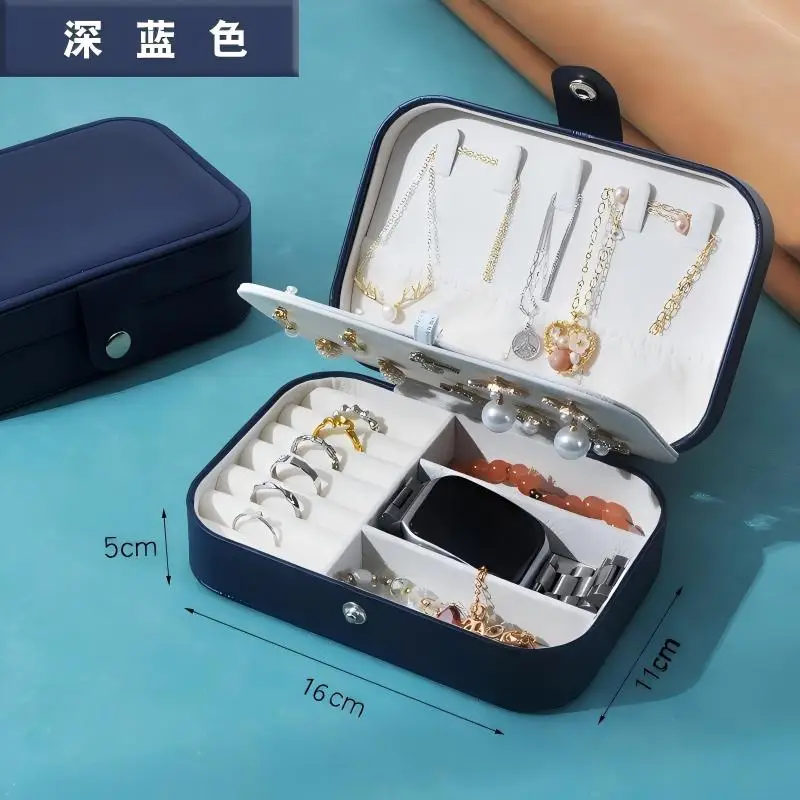Leather Jewelry Box Organizer Jewelry Display Jewelry Boxes and Packaging Ring Box Suitable for Earrings and Rings - Image 15