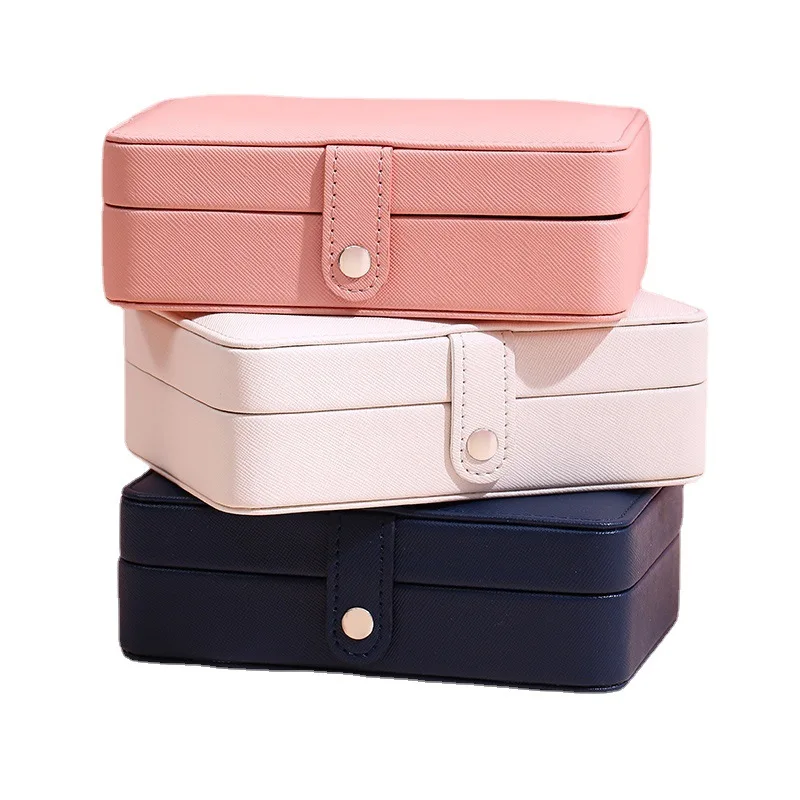 Leather Jewelry Box Organizer Jewelry Display Jewelry Boxes and Packaging Ring Box Suitable for Earrings and Rings - Image 5