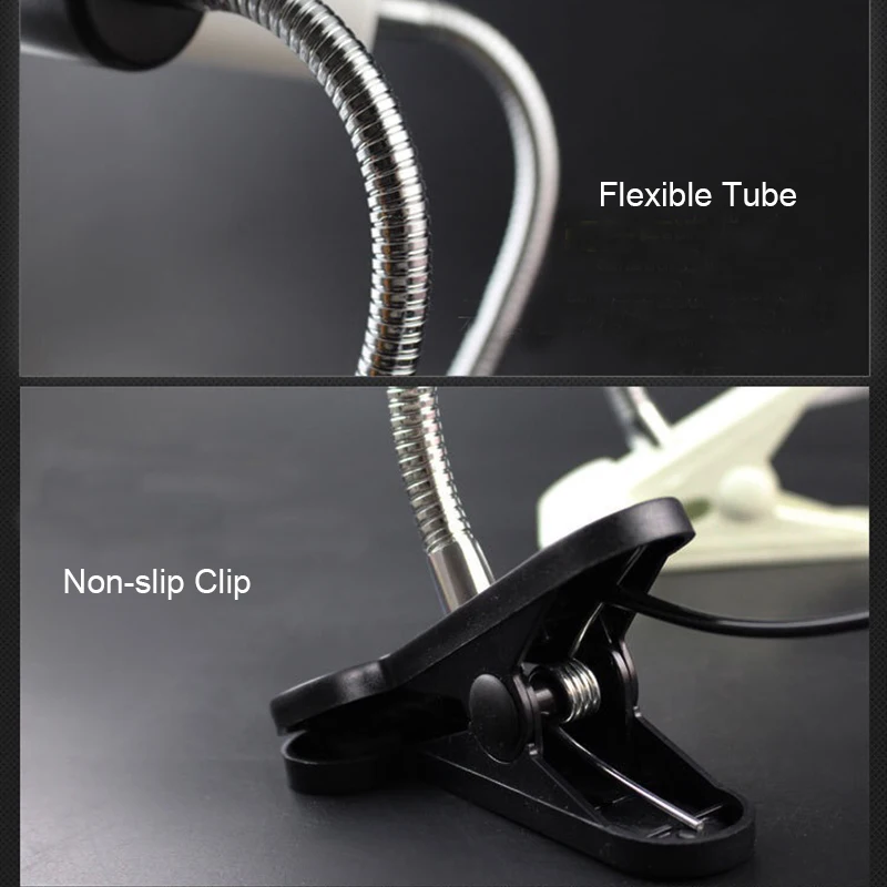 Reptile Heat Lamp UVA UVB Light Rotatable Basking Spot Light Simulated Sunlight For Turtle Lizard Clip-on Lamp Holder 25-75W - Image 3