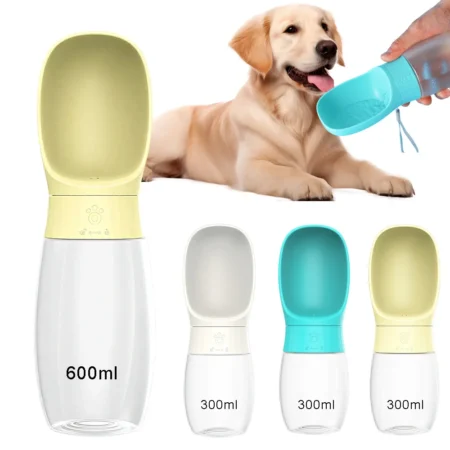 Pet Dog Water Bottle For Small Medium Dogs Cat Hiking Portable Puppy Feeder Leakproof Cat Drinking Bowls French Bulldog Supplies