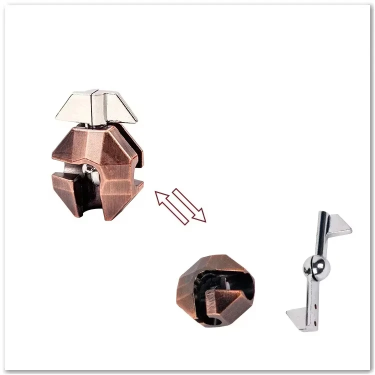 Creative Classic IQ Metal Brain Teaser Magic Baffling Puzzles Game Toys for Children Adults Funny Kids Gifts - Image 15