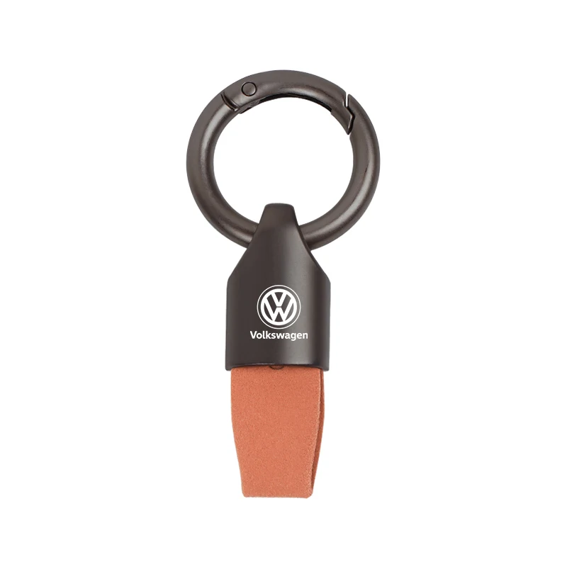 Luxury Men Women Suede/Metal Key Chain Fashion Keychain Key Ring Holder For VW GTI Jetta Golf Tiguan Polo Transporter Passat GTD - Image 9