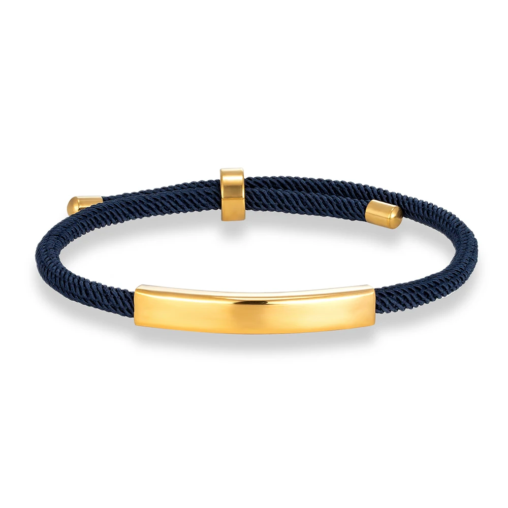MKENDN Punk SOS Custom logo Name Engrave Text Rope Bracelet customize Stainless Steel Bracelets For Women Men ID Bracelet - Image 18