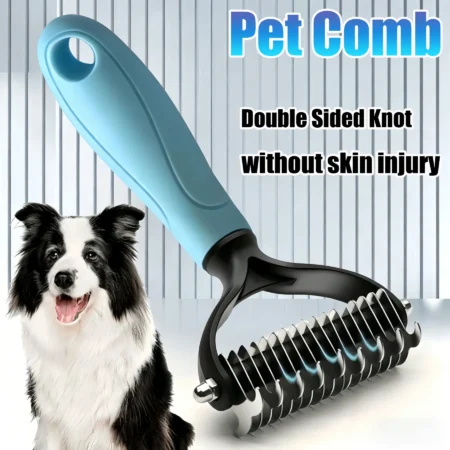 New Professional Pet Cat Hair Removal Comb Brush Dog Grooming Shedding Tools Puppy Hair Shedding Trimmer Pet Fur Trimming Combs
