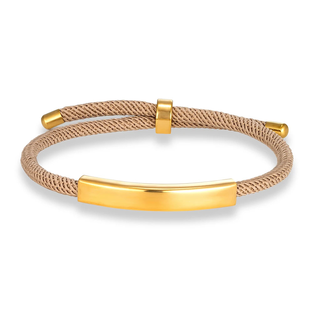 MKENDN Punk SOS Custom logo Name Engrave Text Rope Bracelet customize Stainless Steel Bracelets For Women Men ID Bracelet - Image 13