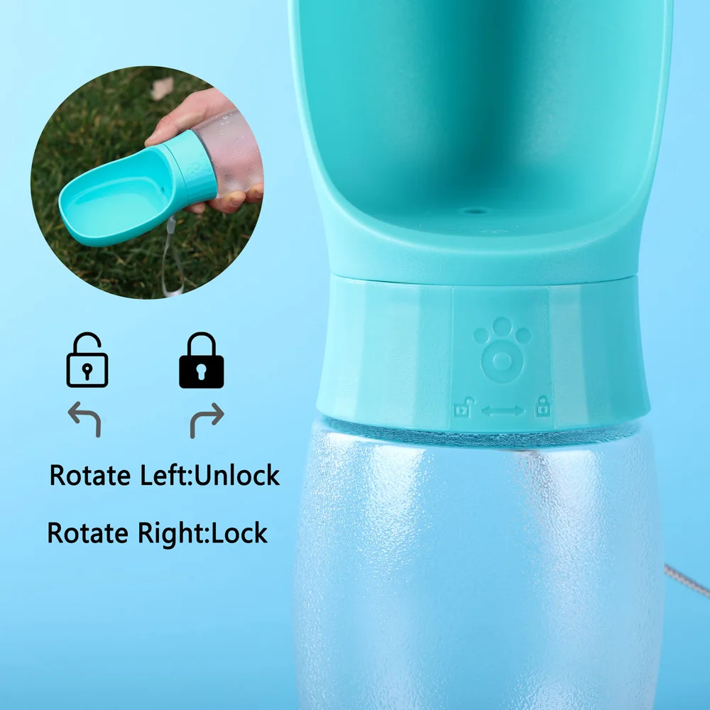 Pet Dog Water Bottle For Small Medium Dogs Cat Hiking Portable Puppy Feeder Leakproof Cat Drinking Bowls French Bulldog Supplies - Image 2