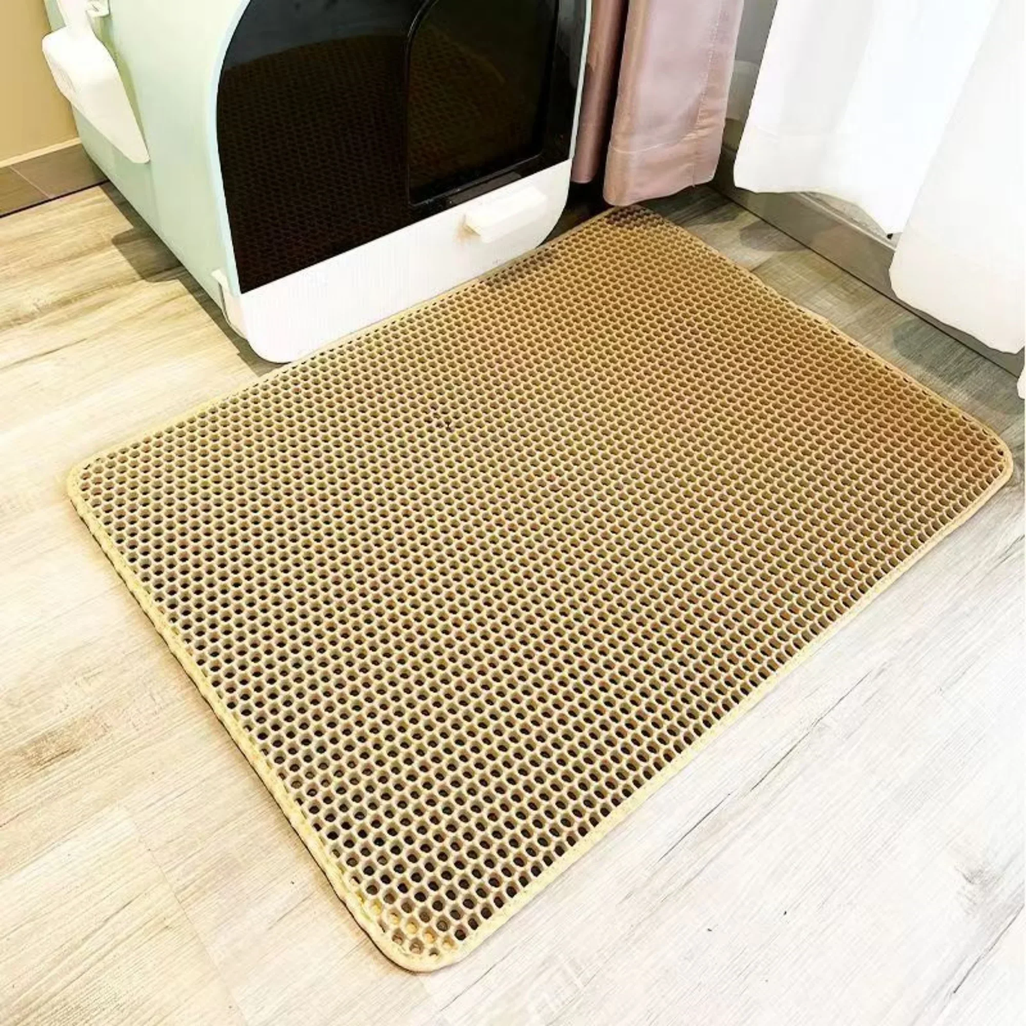 Extra Large Cat Litter Mat Heavy Duty Waterproof 2 Layer Non Slip Washable Pet Floor Protector Litter Box Sand Stopper - Image 7
