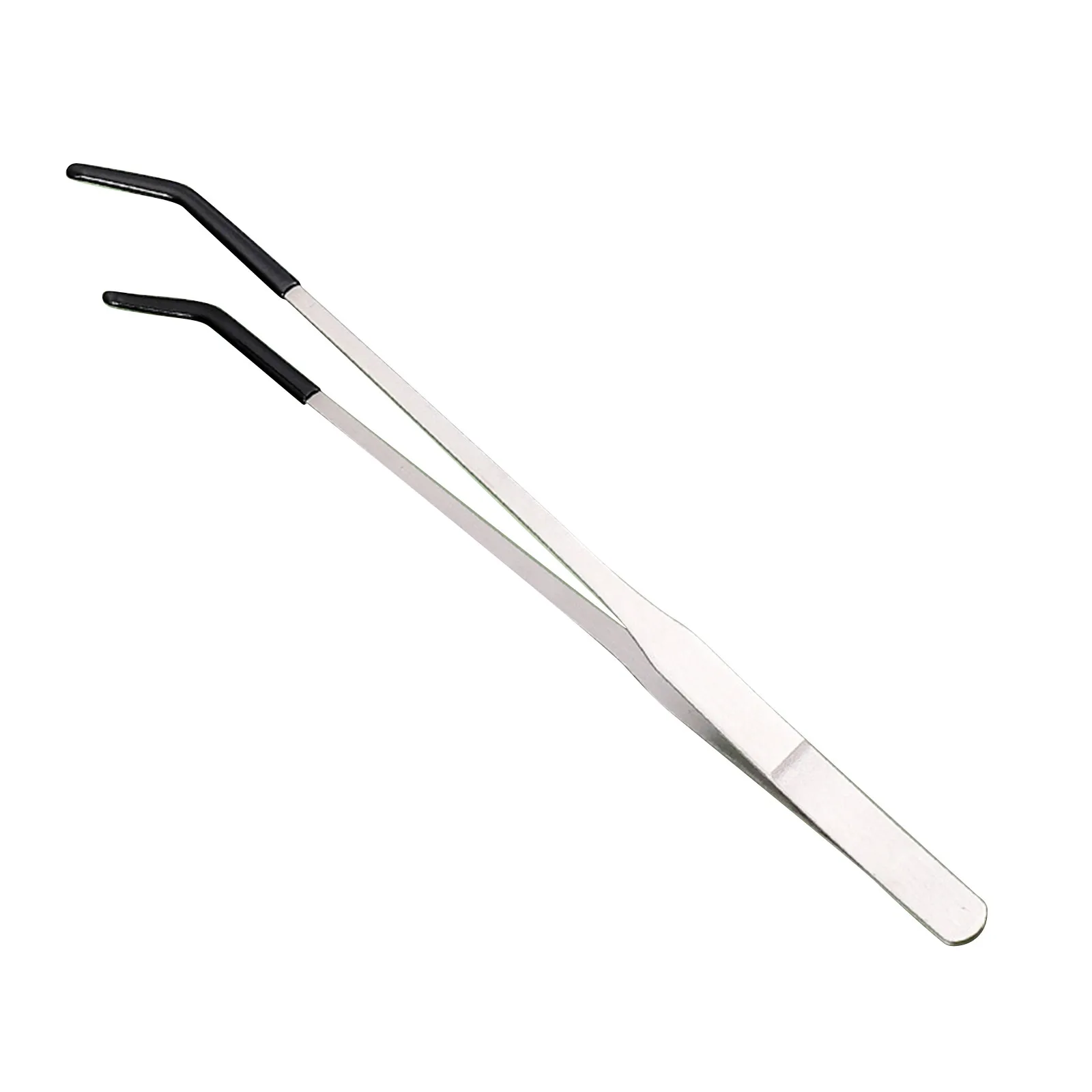2pcs Bent Tip Tweezers For Crafts Stainless Steel Straight And Curved Nippers Tweezers Feeding Tongs For Reptile Lizards Spider - Image 7