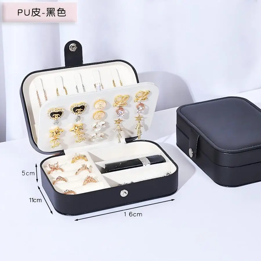 Leather Jewelry Box Organizer Jewelry Display Jewelry Boxes and Packaging Ring Box Suitable for Earrings and Rings - Image 14