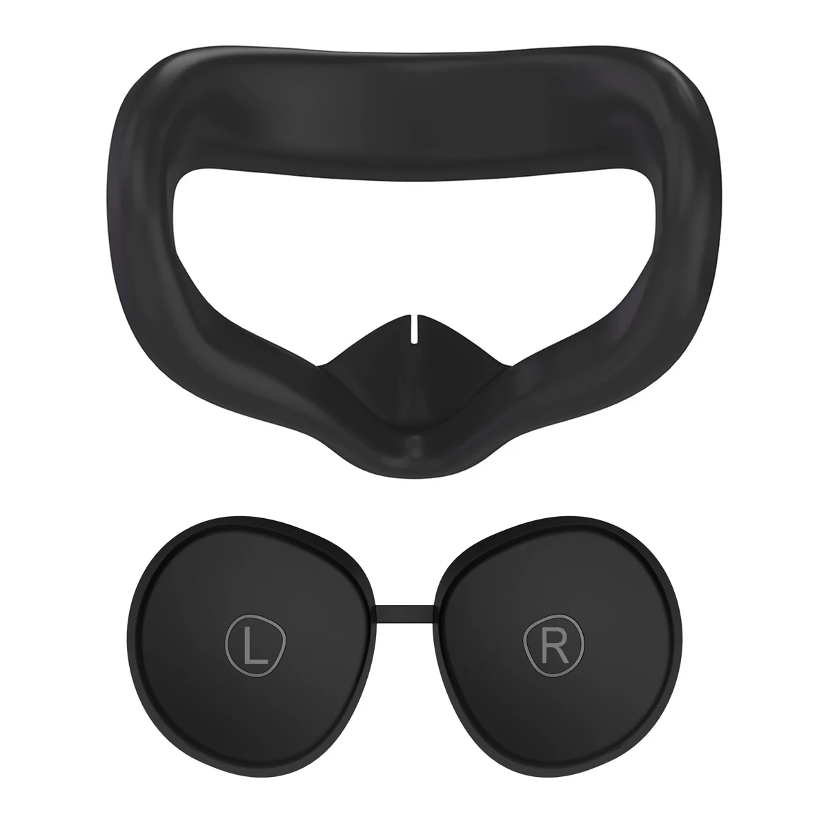 Face Pad Cover for Oculus Quest 2 with Lens Covers Protectors Washable VR Silicone Covers - Image 8