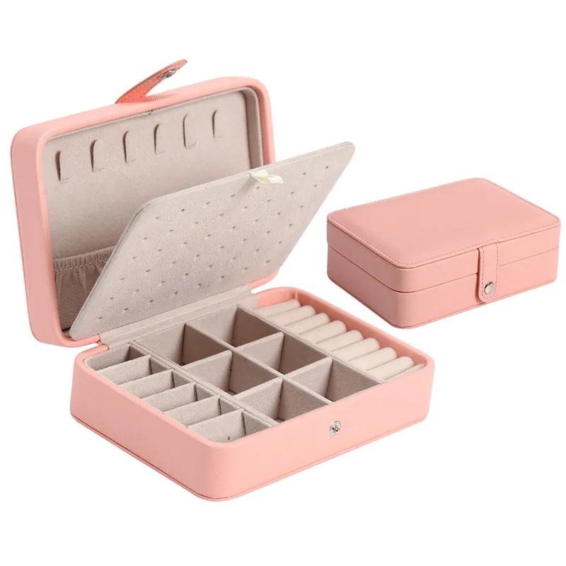 Leather Jewelry Box Organizer Jewelry Display Jewelry Boxes and Packaging Ring Box Suitable for Earrings and Rings - Image 7