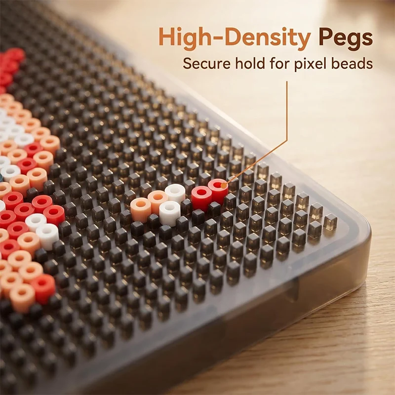 1SET Smart LED Light Guide Bead Board,Educational Fuse Bead Toy with Color Matching Light Template for Kids Handcraft Game Gift - Image 3