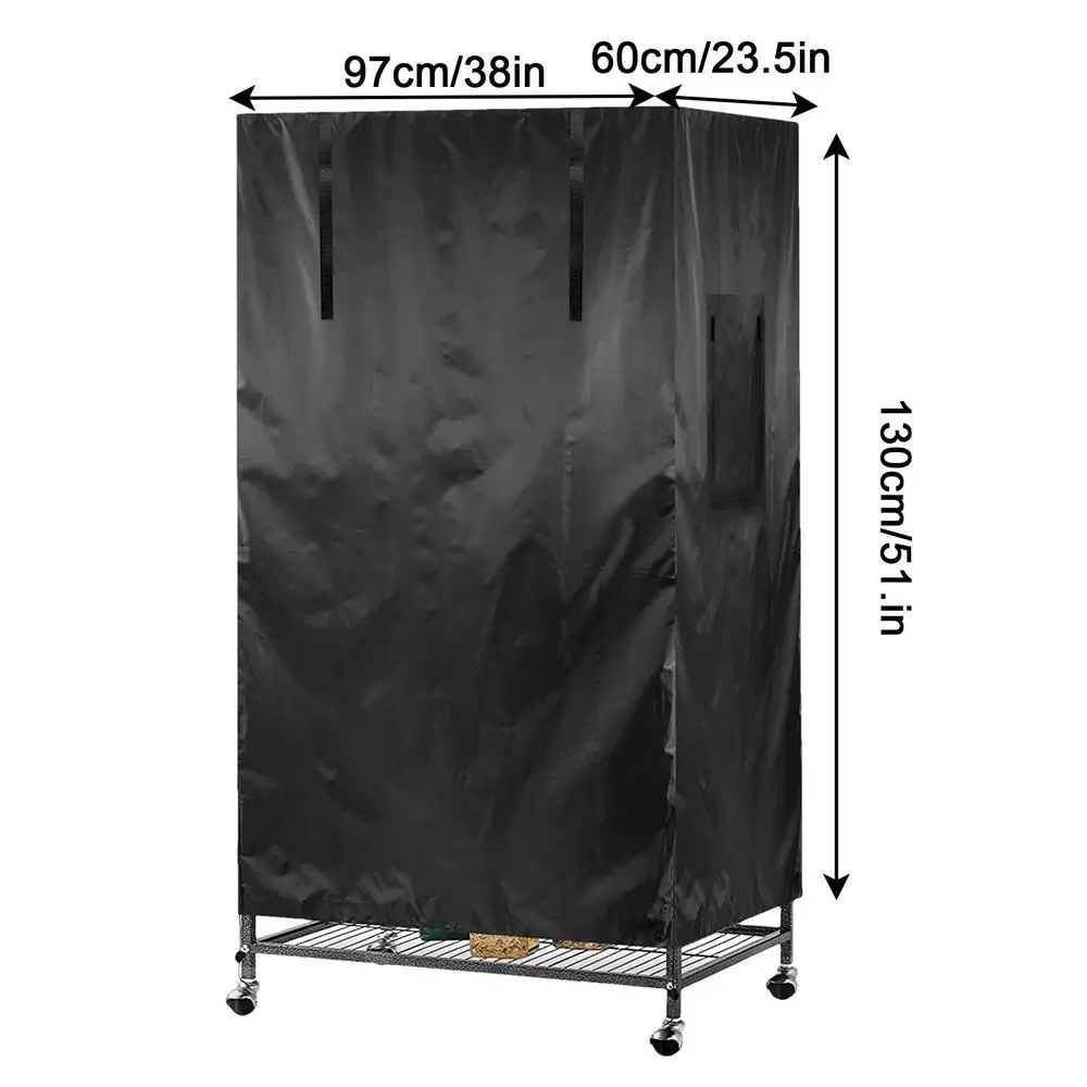 Universal Bird Cage Cover Outdoor Courtyard Breathable Parrot Cage Cover With Window Waterproof Shading Bird Protective Covers - Image 10
