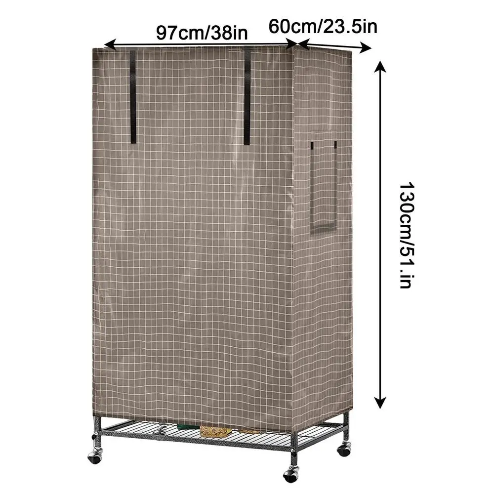 Universal Bird Cage Cover Outdoor Courtyard Breathable Parrot Cage Cover With Window Waterproof Shading Bird Protective Covers - Image 9