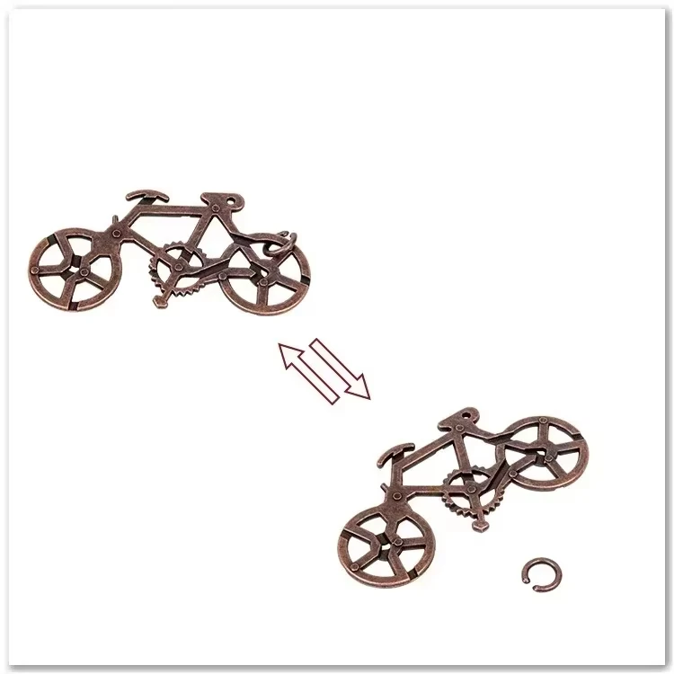 Creative Classic IQ Metal Brain Teaser Magic Baffling Puzzles Game Toys for Children Adults Funny Kids Gifts - Image 32