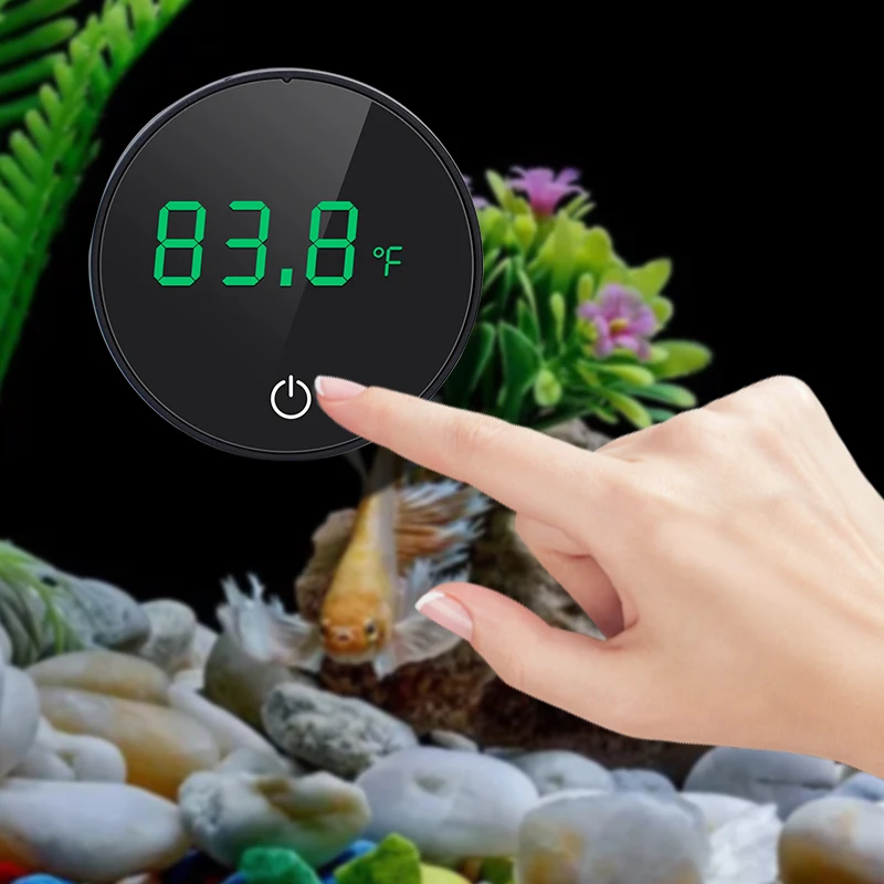 Aquarium Thermometer LCD Digital External Thermometer Charging Type-C Fish Tank Mini Thermometer High Precision - Image 4