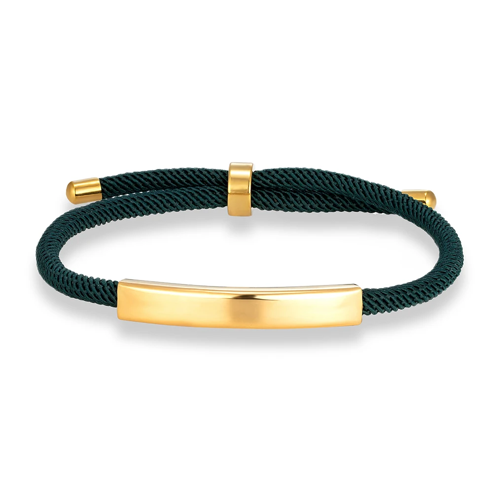 MKENDN Punk SOS Custom logo Name Engrave Text Rope Bracelet customize Stainless Steel Bracelets For Women Men ID Bracelet - Image 16