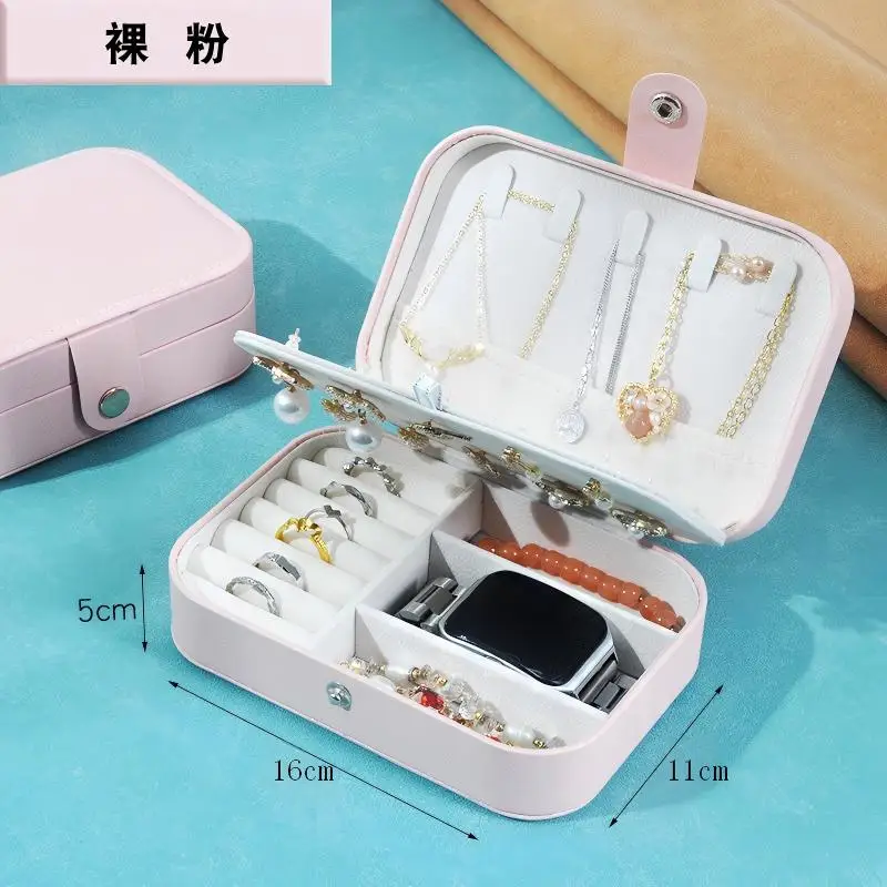 Leather Jewelry Box Organizer Jewelry Display Jewelry Boxes and Packaging Ring Box Suitable for Earrings and Rings - Image 13