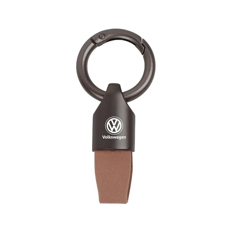 Luxury Men Women Suede/Metal Key Chain Fashion Keychain Key Ring Holder For VW GTI Jetta Golf Tiguan Polo Transporter Passat GTD - Image 8