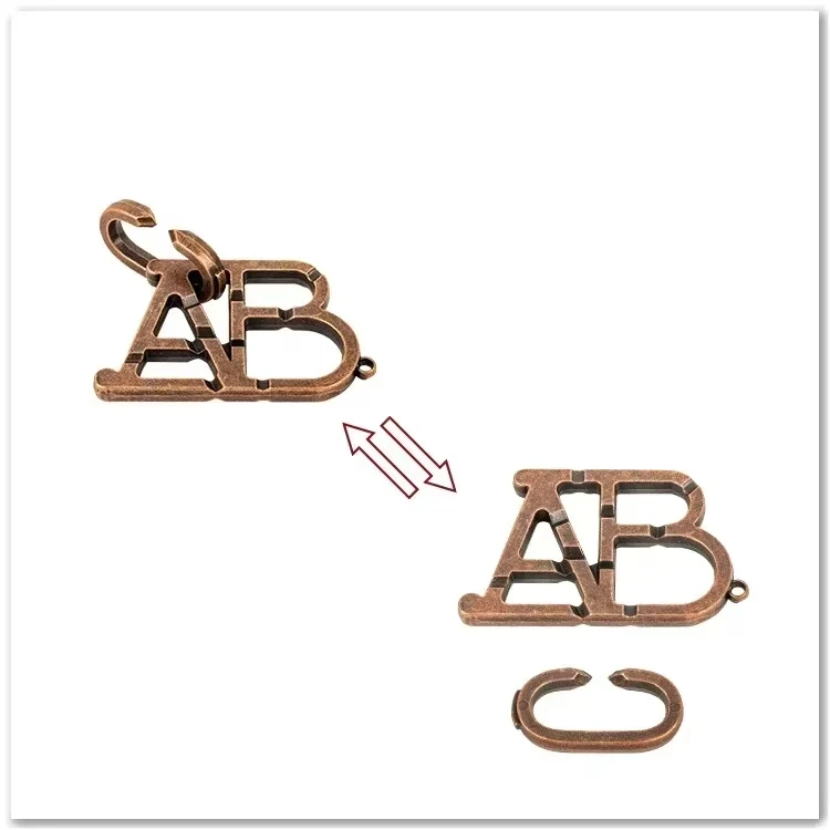 Creative Classic IQ Metal Brain Teaser Magic Baffling Puzzles Game Toys for Children Adults Funny Kids Gifts - Image 18