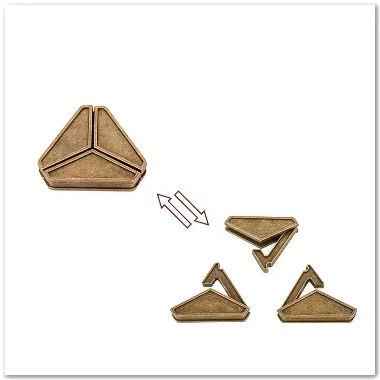 Creative Classic IQ Metal Brain Teaser Magic Baffling Puzzles Game Toys for Children Adults Funny Kids Gifts - Image 30