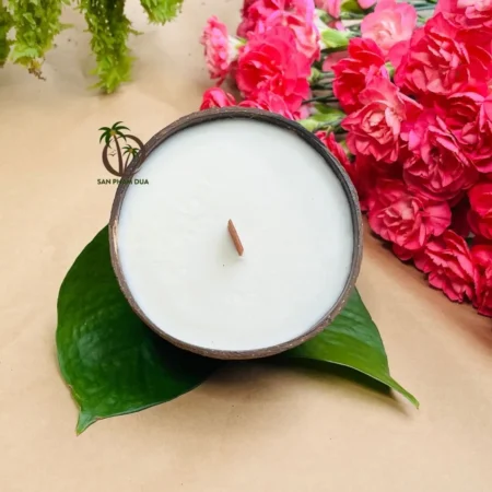 Wholesale Jasmine Scented Candle 200gram Soya Coconut Wax Shell Candle Handmade / Spa Luxury Relaxation Candles Factory Price