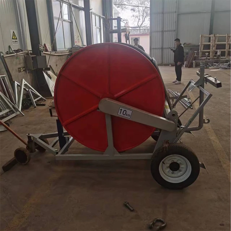 Agriculture Moving Traveling Rain Gun Hose Reel Irrigation System 50-200 Reel Sprinkler Machine for Farm Irrigation - Image 4