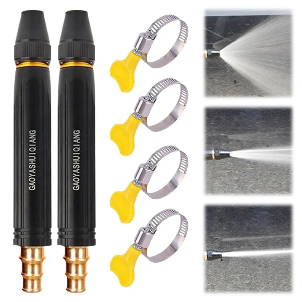 High Pressure Garden Hose Nozzle, High Pressure Water Gun Hose 3 Spray Patterns for Car Washing, Garden Watering, Patio Cleaning - Image 7