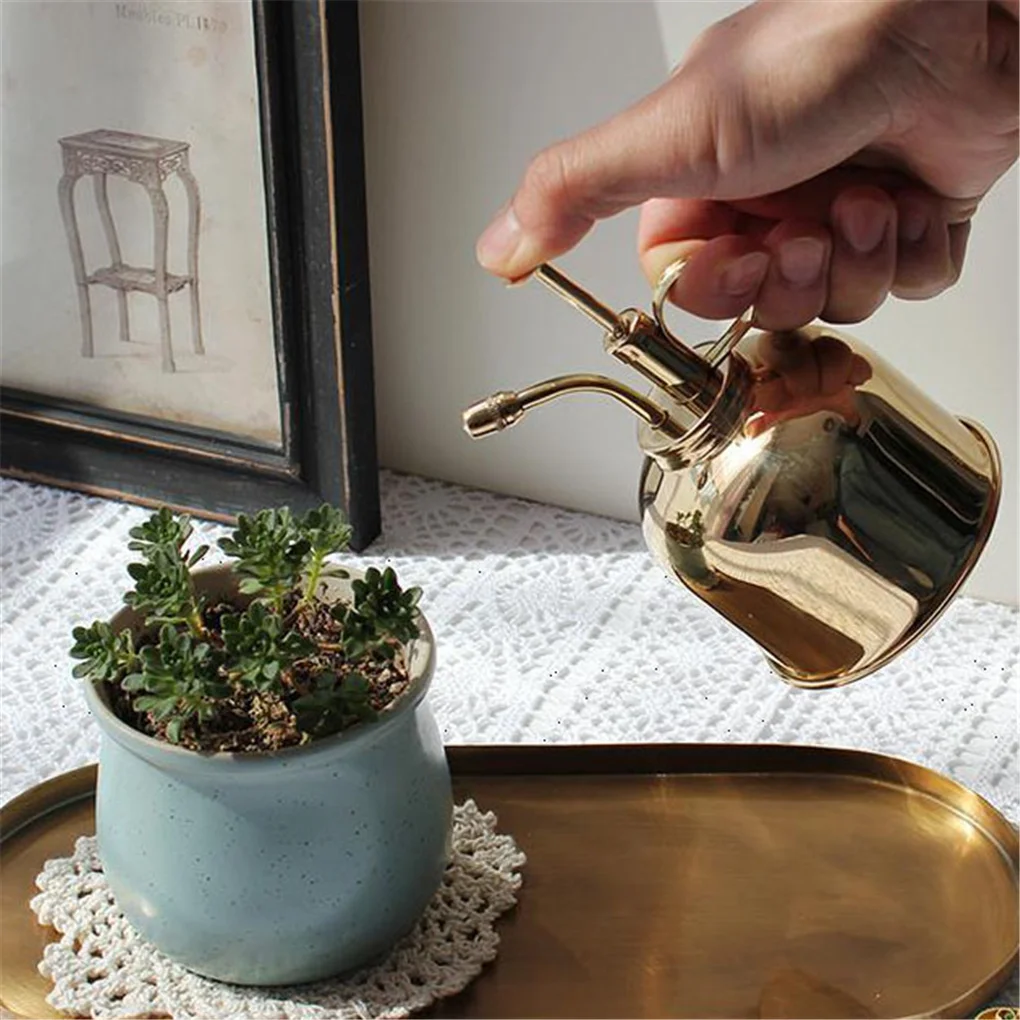 Spray Bottle 300ml Vintage Brass Watering Sprayer Household Plant Jug for Home Indoor Garden - Image 6