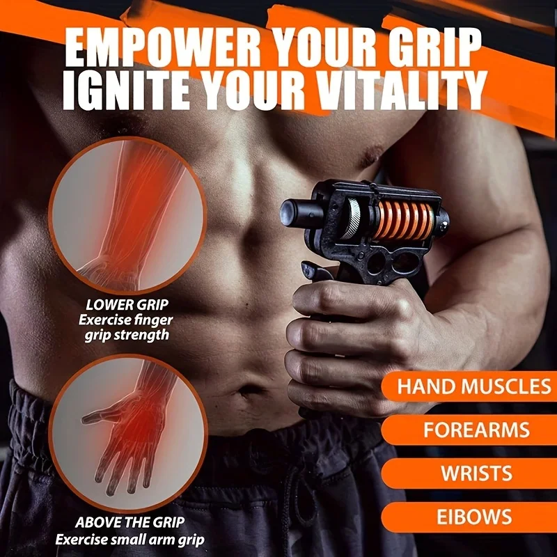 Uncountable Adjustable Grip Exerciser, Unisex Portable Heavy Duty Hand Exerciser, Finger Rehabilitation Training Equipment - Image 5