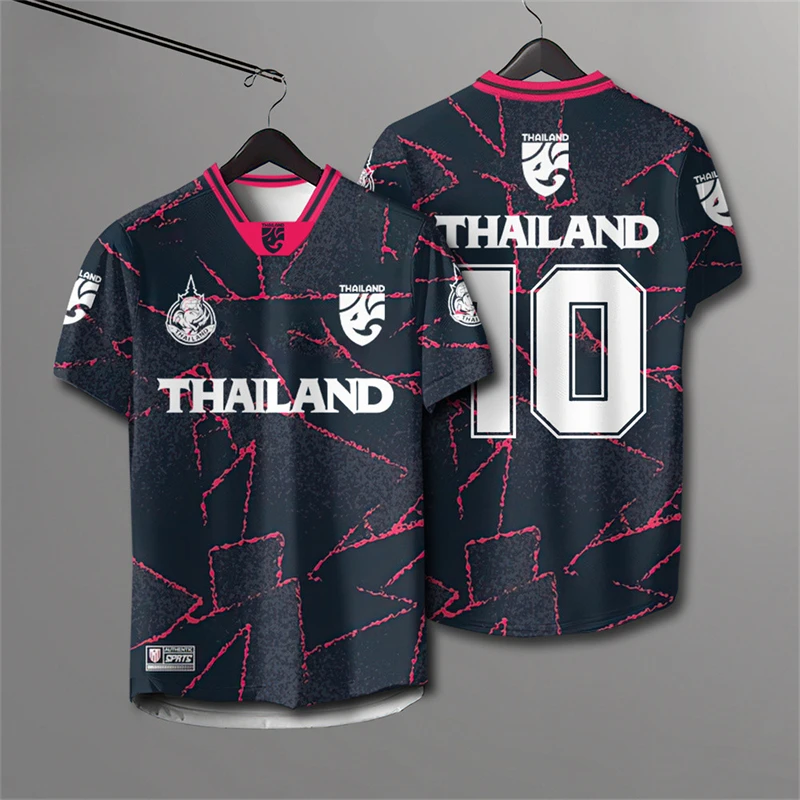 Men And Women Elephant Thailand 3D Printed Rugby Collar Short Sleeve Summer Street T Shirt Man High Quality Oversized Breathable - Image 11
