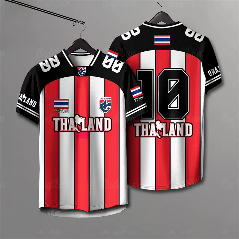 Men And Women Elephant Thailand 3D Printed Rugby Collar Short Sleeve Summer Street T Shirt Man High Quality Oversized Breathable - Image 3