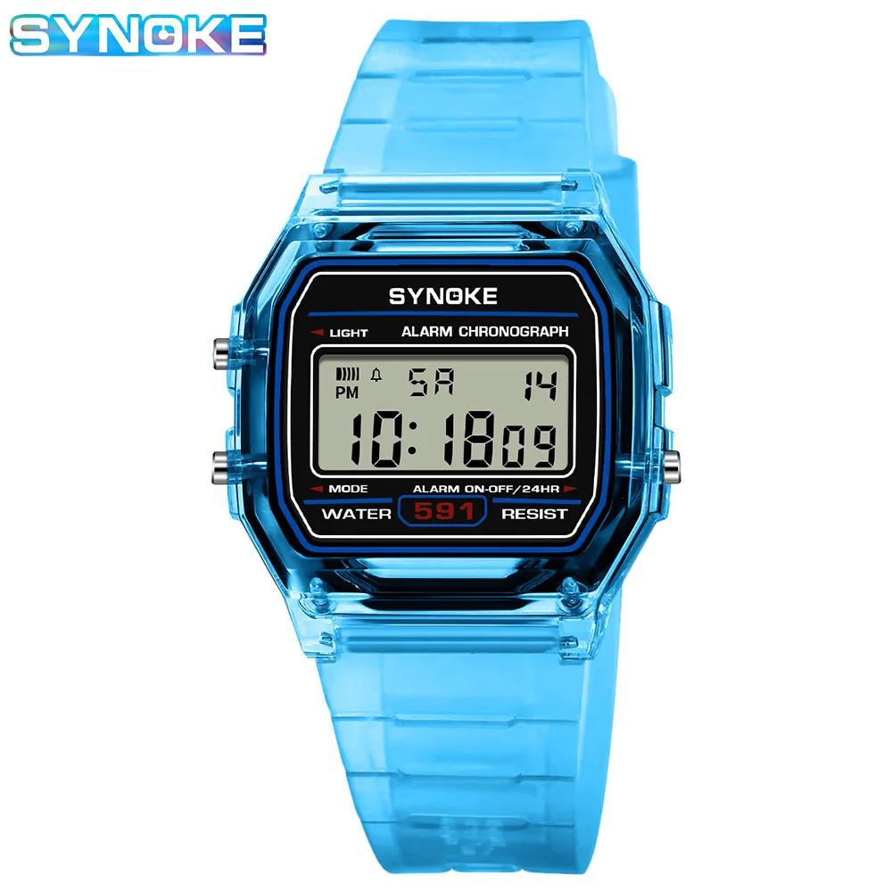 SYNOKE Student Digital Watch Unisex Sport Watch Multifunction Sports Waterproof Luminous LED Classic Watch For Men And Lady - Image 10