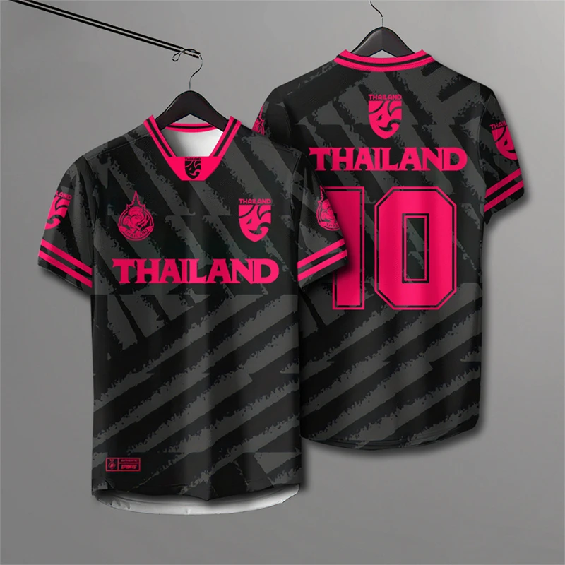 Men And Women Elephant Thailand 3D Printed Rugby Collar Short Sleeve Summer Street T Shirt Man High Quality Oversized Breathable - Image 8