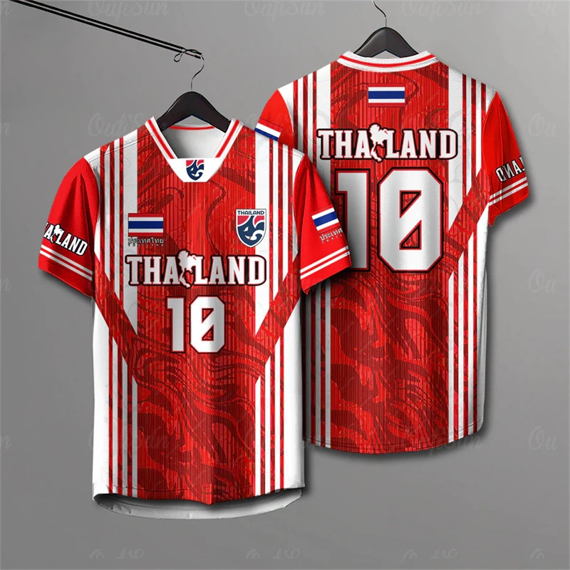 Men And Women Elephant Thailand 3D Printed Rugby Collar Short Sleeve Summer Street T Shirt Man High Quality Oversized Breathable - Image 5